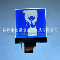 2.4寸单色点阵j9九游会官网入口首页屏128x128图形点阵SPI串口通讯
